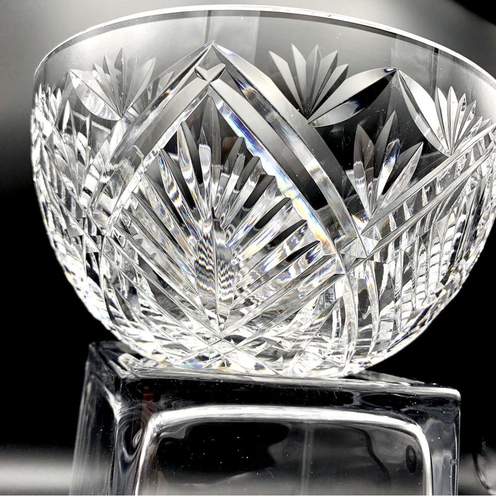 ‼️PENDING‼️ Waterford Crystal Bowl 8” RARE Vintage 1950s Brilliant IRELAND (EUC)